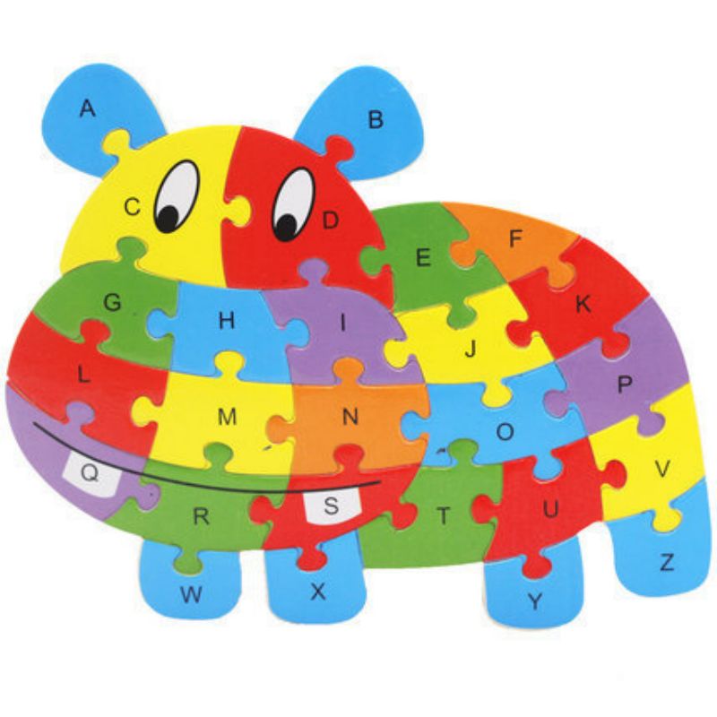 Wooden Flat Animal Puzzle